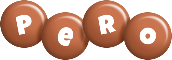 Pero candy-brown logo