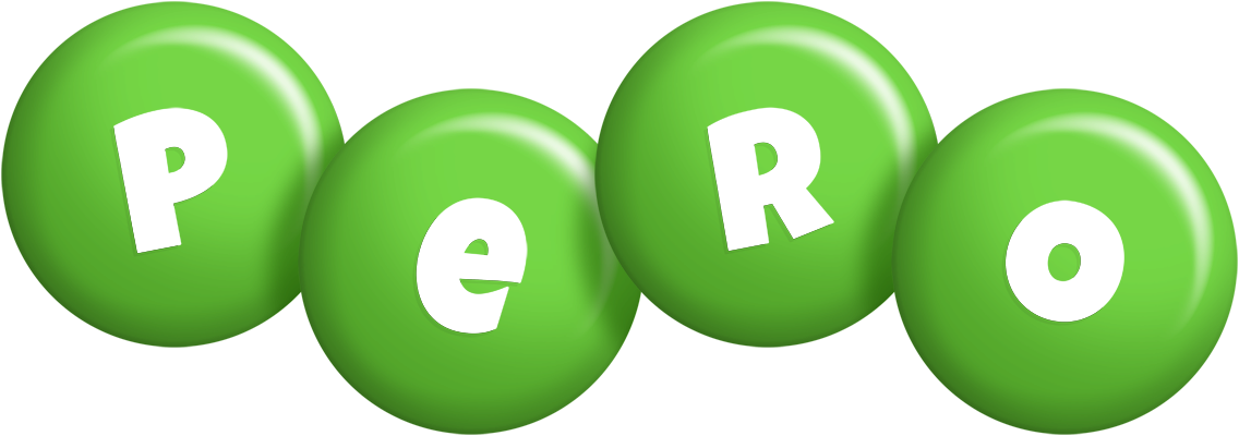 Pero candy-green logo