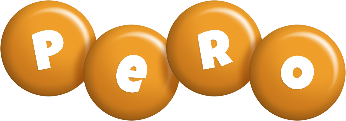 Pero candy-orange logo