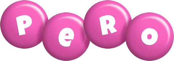 Pero candy-pink logo