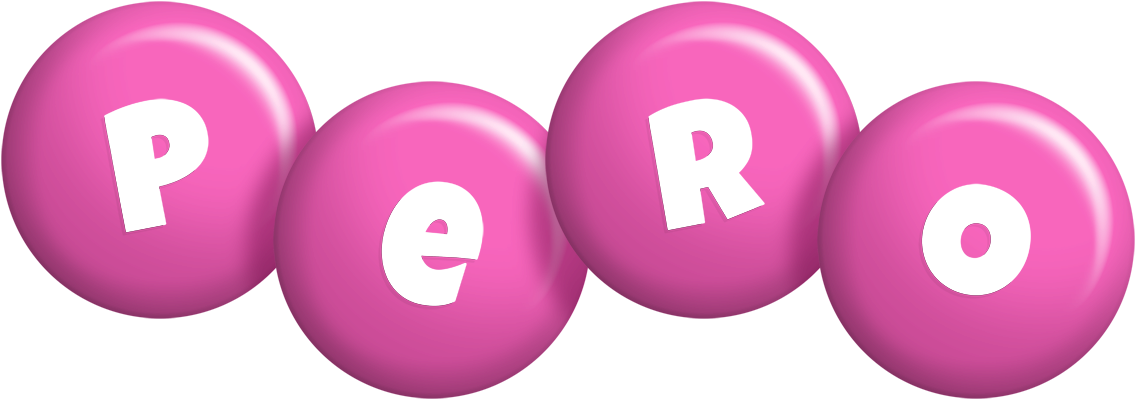 Pero candy-pink logo