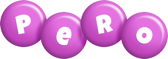 Pero candy-purple logo