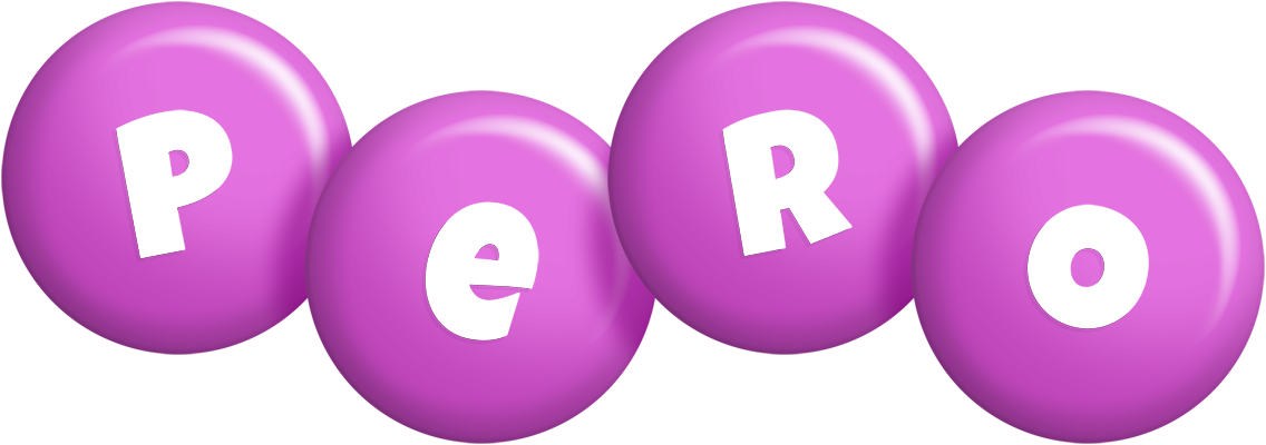 Pero candy-purple logo