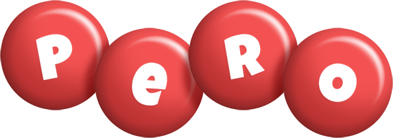 Pero candy-red logo