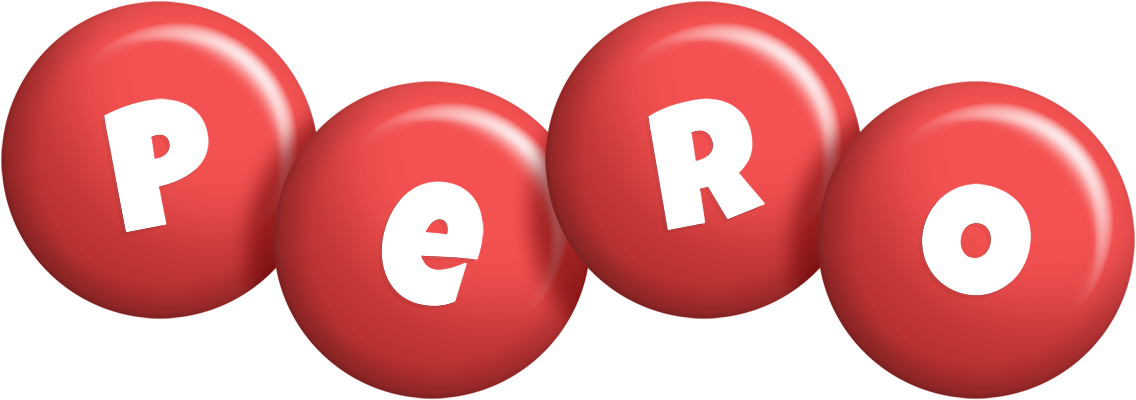 Pero candy-red logo