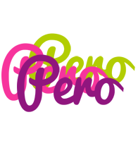 Pero flowers logo