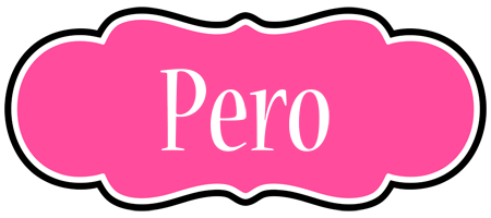 Pero invitation logo