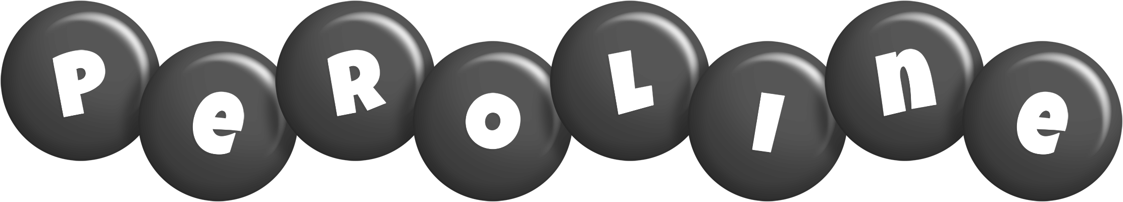 Peroline candy-black logo