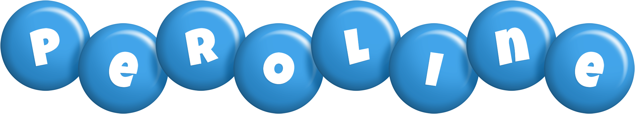 Peroline candy-blue logo