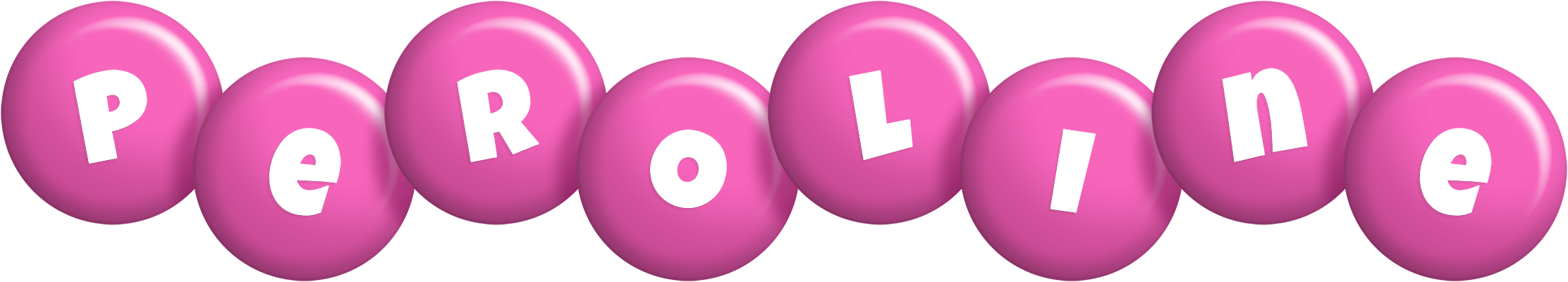 Peroline candy-pink logo