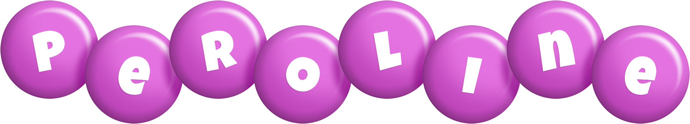 Peroline candy-purple logo