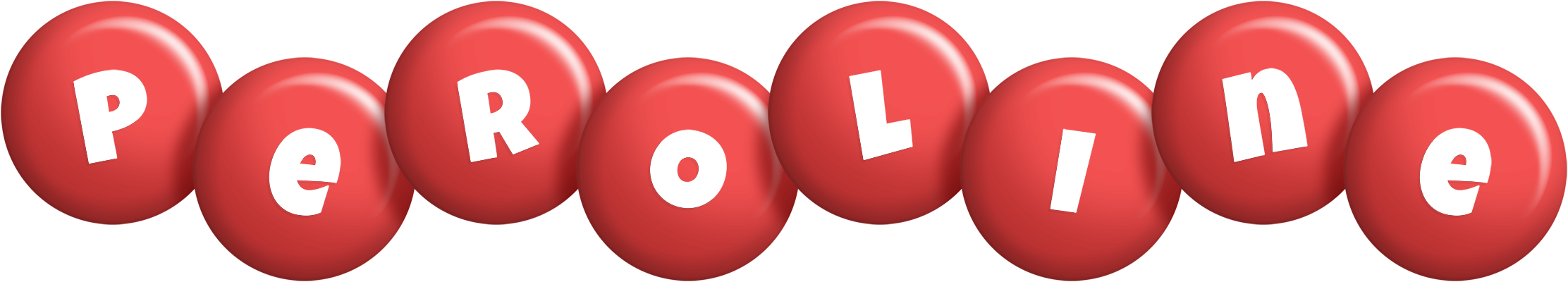 Peroline candy-red logo