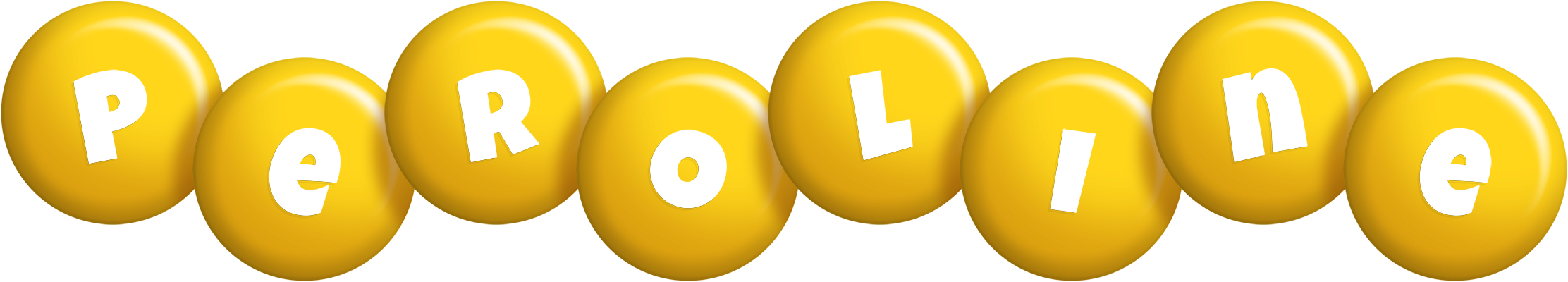 Peroline candy-yellow logo