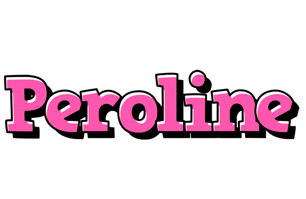 Peroline girlish logo