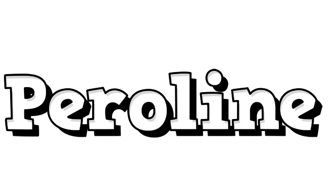Peroline snowing logo