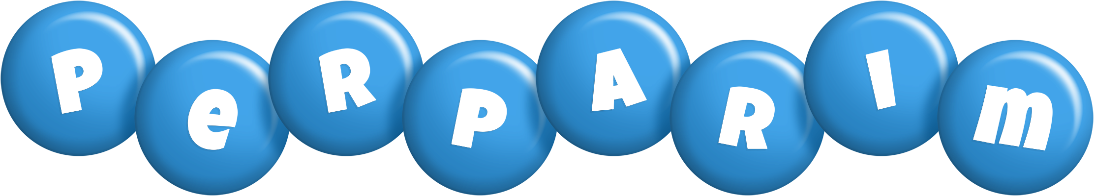 Perparim candy-blue logo
