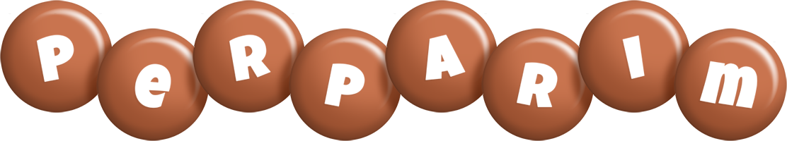 Perparim candy-brown logo