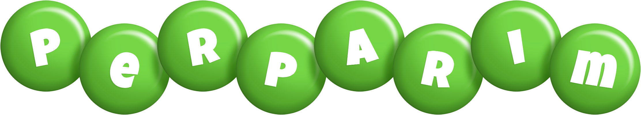 Perparim candy-green logo
