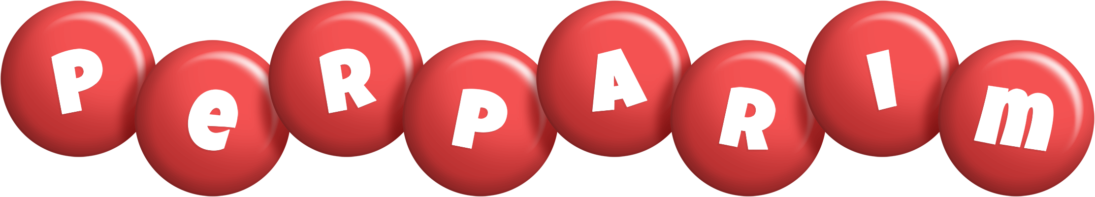 Perparim candy-red logo