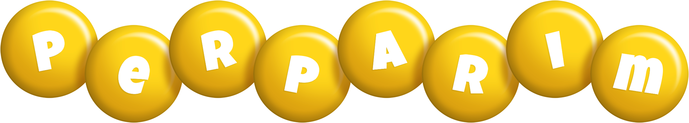 Perparim candy-yellow logo