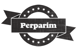 Perparim grunge logo