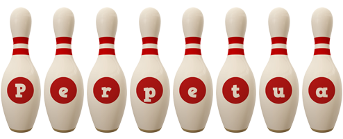 Perpetua bowling-pin logo