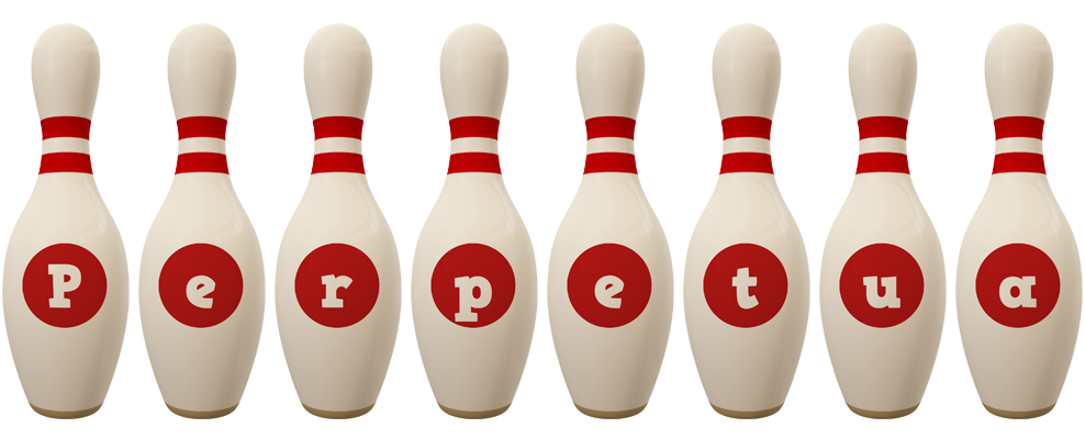 Perpetua bowling-pin logo