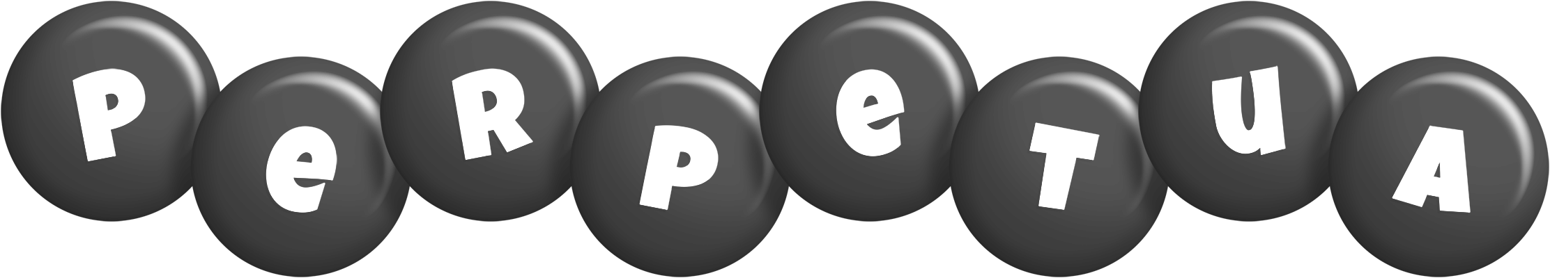 Perpetua candy-black logo
