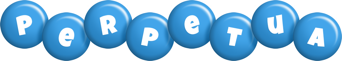 Perpetua candy-blue logo