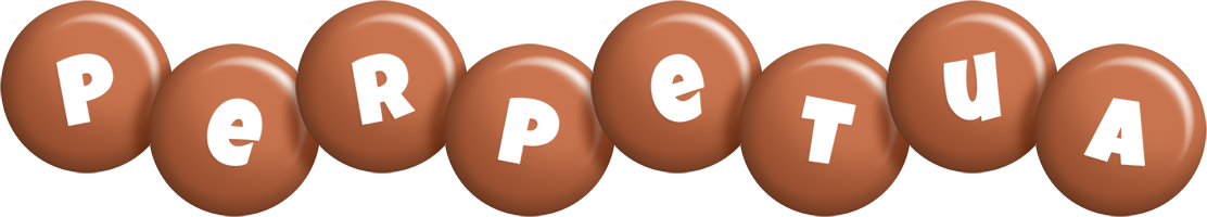 Perpetua candy-brown logo