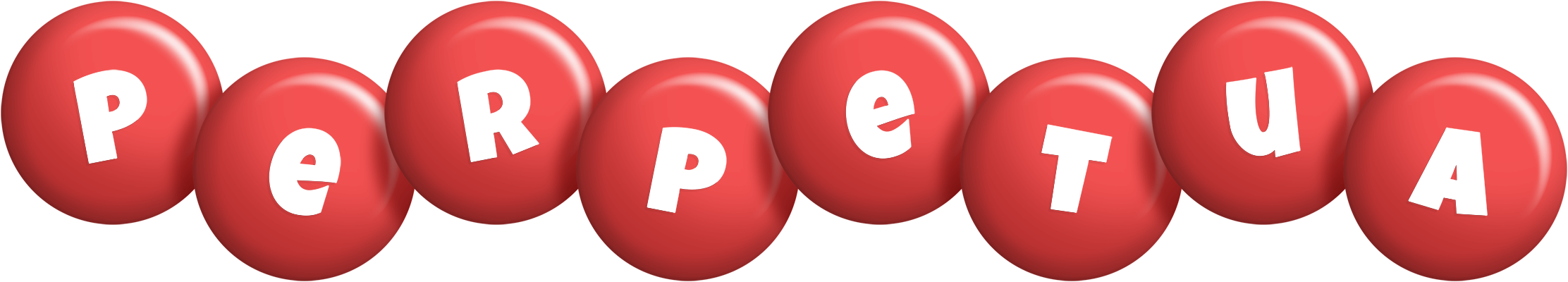 Perpetua candy-red logo