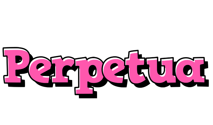 Perpetua girlish logo