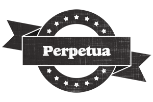 Perpetua grunge logo