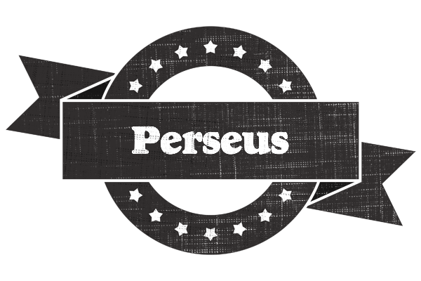 Perseus grunge logo