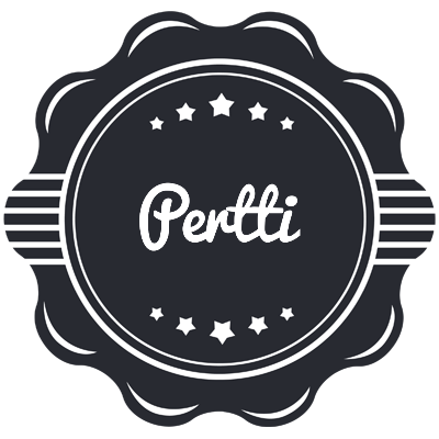 Pertti badge logo