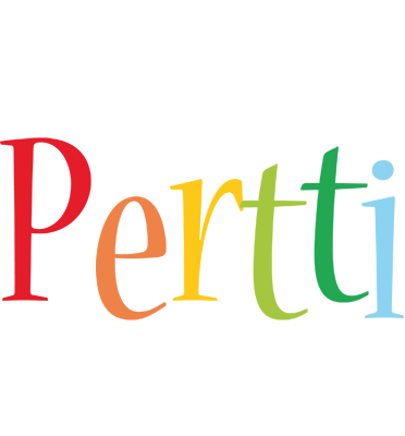 Pertti birthday logo