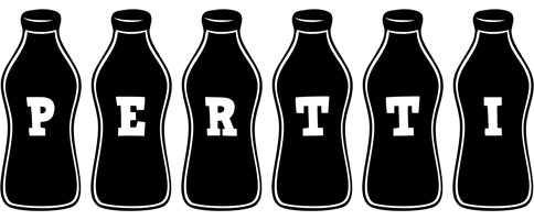 Pertti bottle logo