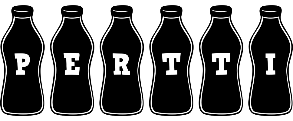 Pertti bottle logo