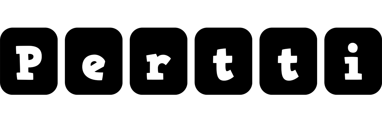 Pertti box logo