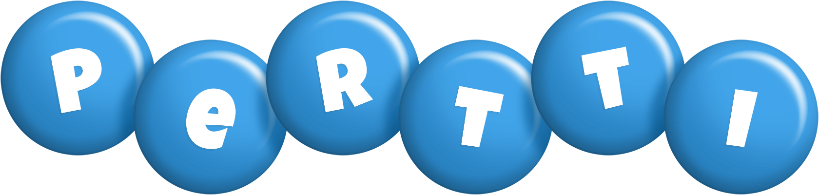 Pertti candy-blue logo