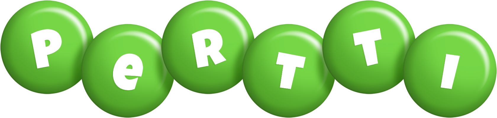 Pertti candy-green logo