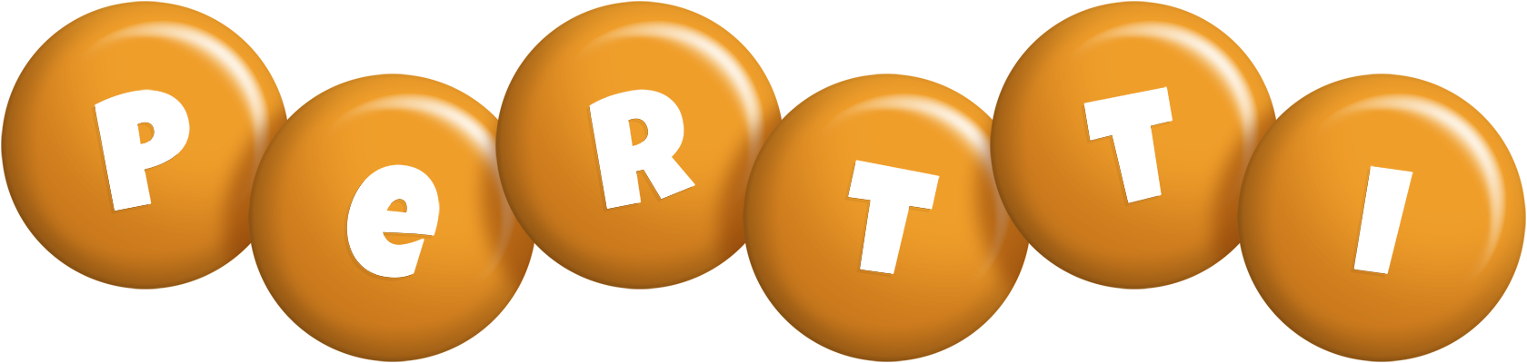 Pertti candy-orange logo
