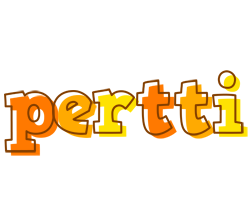 Pertti desert logo