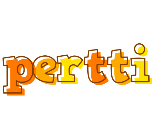 Pertti desert logo