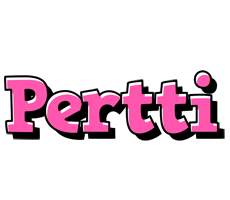 Pertti girlish logo