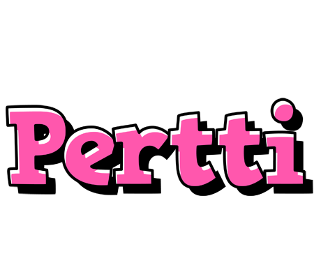 Pertti girlish logo
