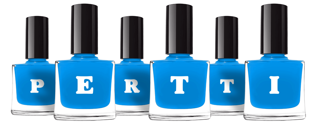 Pertti glossy logo
