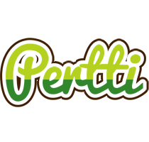 Pertti golfing logo