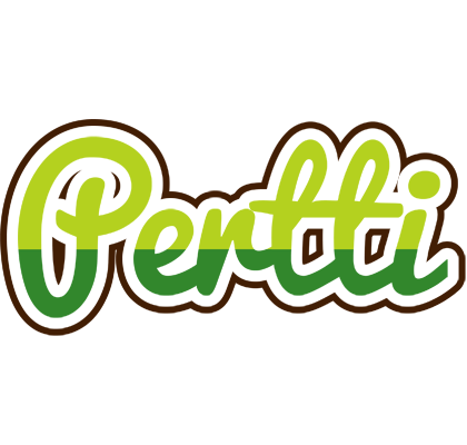 Pertti golfing logo