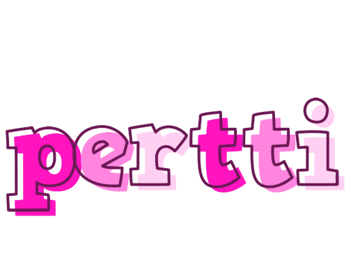 Pertti hello logo